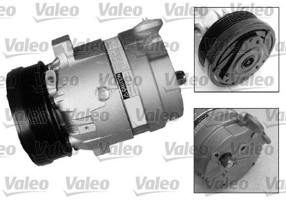 VALEO NEW ORIGINAL PART 699071 Air conditioning compressor V51131, 12V, PAG 46, R 134a, with PAG compressor oil