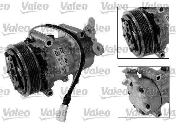 VALEO NEW ORIGINAL PART 699216 Air conditioning compressor SD6V121421, 12V, PAG 46, R 134a, with PAG compressor oil
