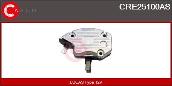CASCO CRE25100AS Alternator Regulator Voltage: 12V