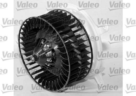 715033 VALEO Heater blower motor MERCEDES-BENZ for vehicles with air conditioning, for left-hand drive vehicles, without integrated regulator