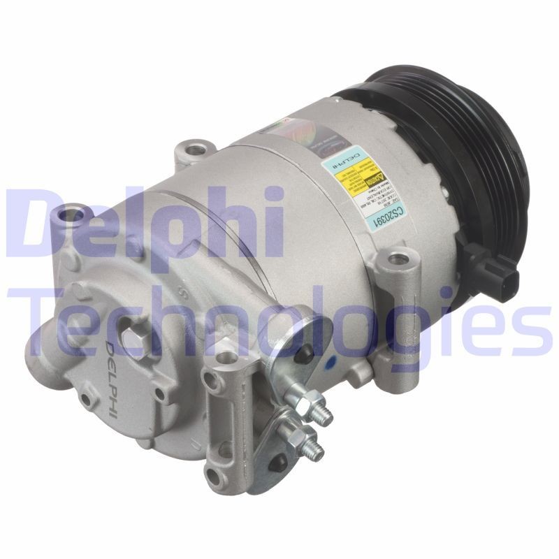 CS20391 Compressor, air conditioning CS20391 DELPHI 6VS16, PAG 46, with PAG compressor oil