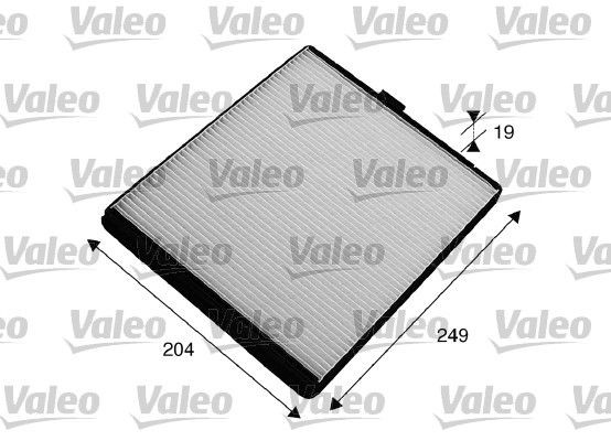 715535 VALEO Pollen filter CHEVROLET Particulate Filter, 240 mm x 208 mm x 20 mm