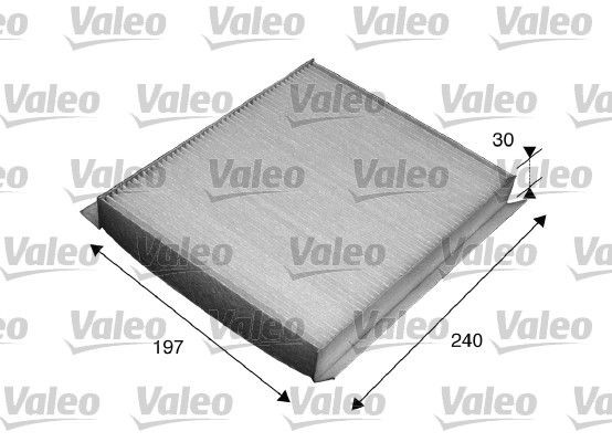 VALEO CLIMFILTER COMFORT 715540 Pollen filter Particulate Filter, 240 mm x 199 mm x 30 mm
