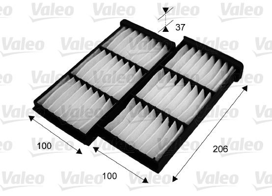 VALEO 715545 Pollen filter MITSUBISHI experience and price