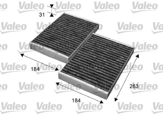 Mercedes C-Class Air conditioning filter 1094611 VALEO 715643 online buy