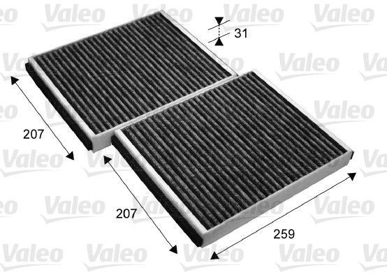 VALEO CLIMFILTER PROTECT 715690 Pollen filter BMW F01 730d xDrive 3.0 211 hp Diesel 2015 price