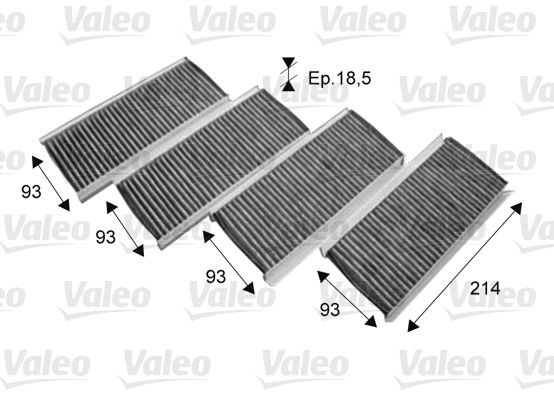 BMW 3 Series Air conditioning filter 1094680 VALEO 715712 online buy
