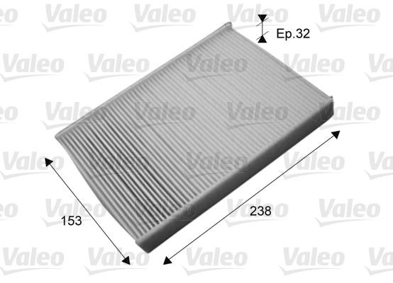 VALEO CLIMFILTER COMFORT Particulate Filter, 237 mm x 153 mm x 31 mm Width: 153mm, Height: 31mm, Length: 237mm Cabin filter 715721 buy