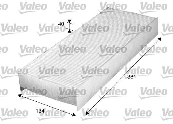 VALEO CLIMFILTER COMFORT Particulate Filter, 381 mm x 134 mm x 40 mm Width: 134mm, Height: 40mm, Length: 381mm Cabin filter 716010 buy