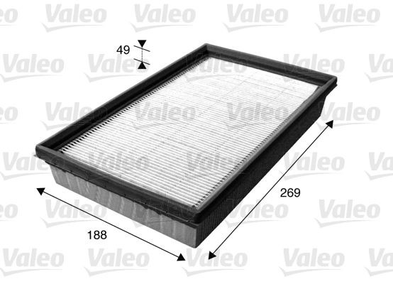 VALEO CLIMFILTER COMFORT Particulate Filter, 269 mm x 188 mm x 49 mm Width: 188mm, Height: 49mm, Length: 269mm Cabin filter 716045 buy