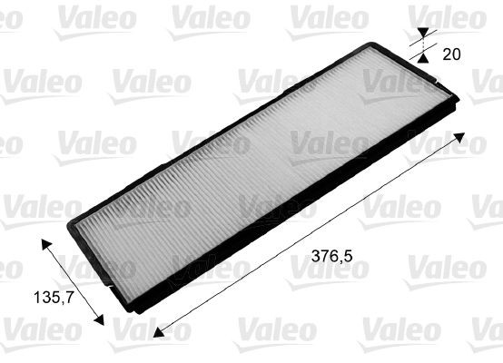 VALEO CLIMFILTER COMFORT Particulate Filter, 377 mm x 136 mm x 20 mm Width: 136mm, Height: 20mm, Length: 377mm Cabin filter 716052 buy