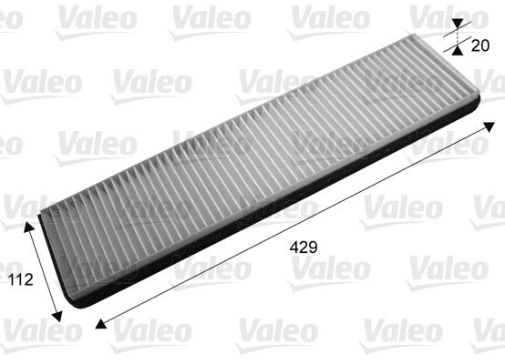 VALEO CLIMFILTER COMFORT Particulate Filter, 417 mm x 100 mm x 20 mm Width: 100mm, Height: 20mm, Length: 417mm Cabin filter 716062 buy