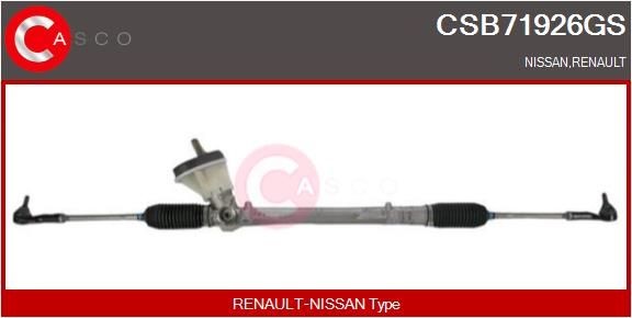 CASCO CSB71926GS Power steering rack Renault Clio 3 1.2 16V Hi-Flex 75 hp Petrol/Liquified Petroleum Gas (LPG) 2008 price