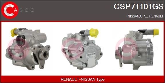 CASCO CSP71101GS Power steering pump 49110-000QAK
