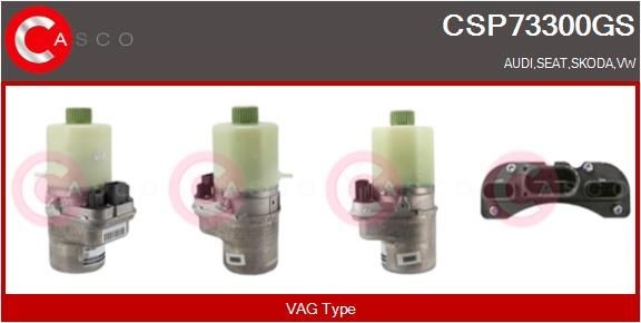 CASCO CSP73300GS Power steering pump 6Q0423155K