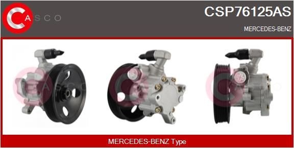 CASCO CSP76125AS Steering pump Mercedes W203 C 240 2.6 170 hp Petrol 2002 price