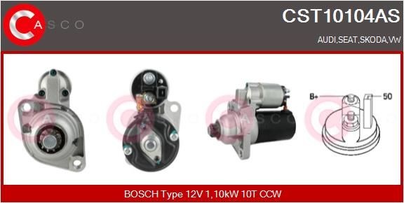 Great value for money - CASCO Starter motor CST10104AS