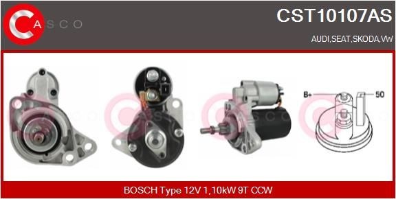 CASCO CST10107AS Starter motor 020-911-023-NX