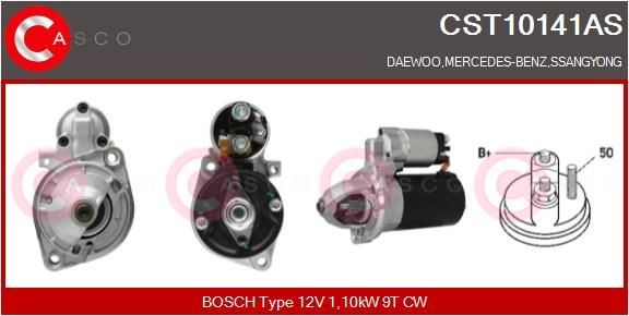 Original CASCO Engine starter motor CST10141AS for MERCEDES-BENZ C-Class