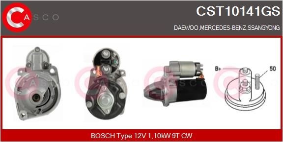 CASCO CST10141GS Starter motor 100 911 023 GX