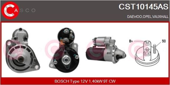 CASCO CST10145AS Starter motor 90277934