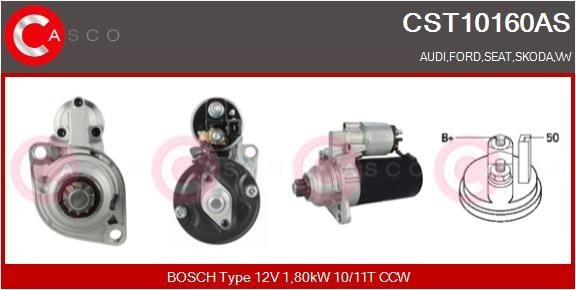 CASCO CST10160AS Starter motor FORD experience and price