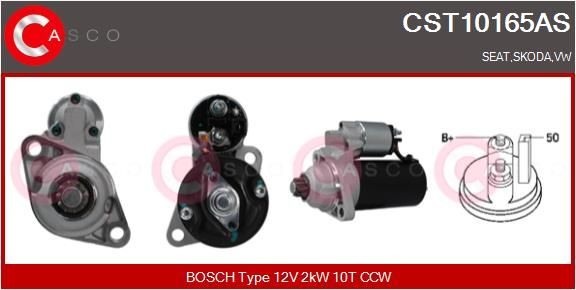 Great value for money - CASCO Starter motor CST10165AS