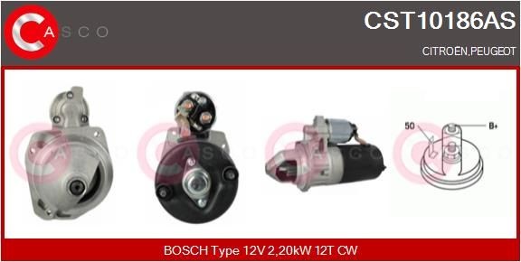 CASCO CST10186AS Starter motor 5802 85