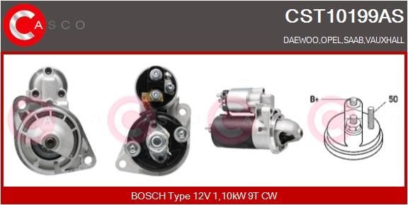 CASCO CST10199AS Starter motor M 000 T86 781