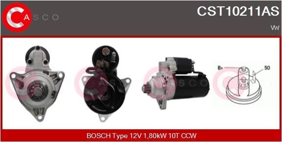 CASCO CST10211AS Starter motor 02B 911 023 LX