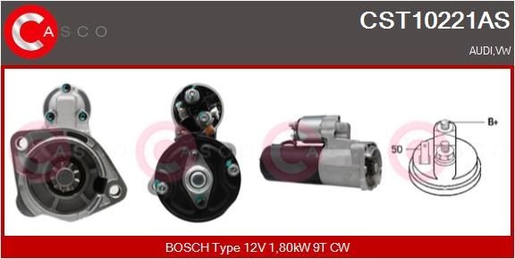 Great value for money - CASCO Starter motor CST10221AS