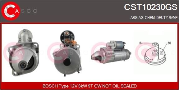 CASCO CST10230GS Starter motor 0118 0928