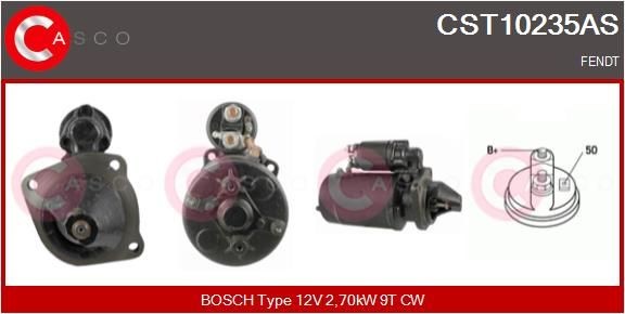 CASCO CST10235AS Starter motor X 830 100 009 000