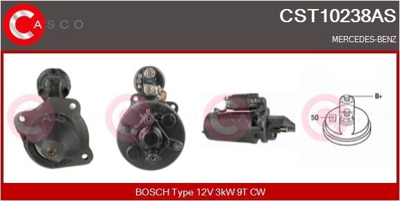 CASCO CST10238AS Starter motor 004 151 5801