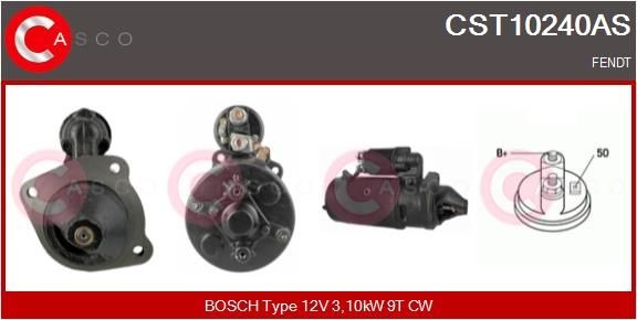 CASCO CST10240AS Starter motor C514900060100