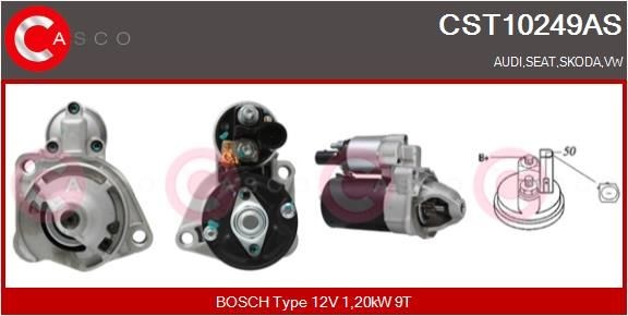 Great value for money - CASCO Starter motor CST10249AS