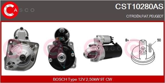 CASCO CST10280AS Starter motor CITROËN experience and price