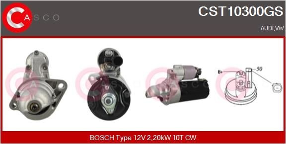 Great value for money - CASCO Starter motor CST10300GS