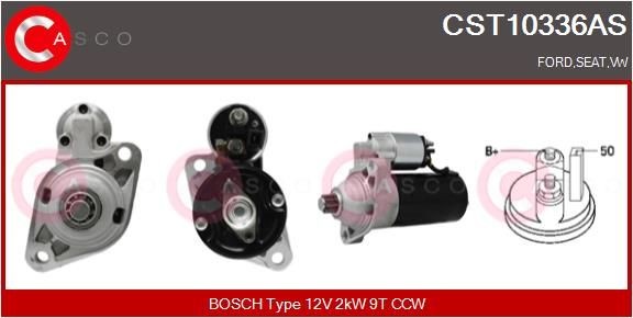 CASCO CST10336AS Starter motor 02A-911-024EX