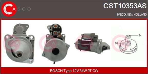 CASCO CST10353AS Starter motor 5003 25146