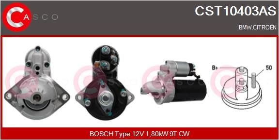 Great value for money - CASCO Starter motor CST10403AS