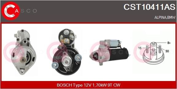 Great value for money - CASCO Starter motor CST10411AS