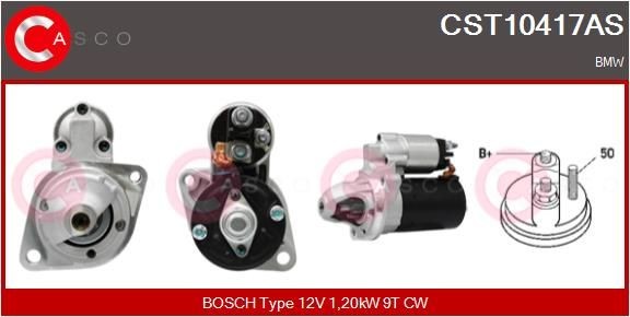 Original CASCO Starter motors CST10417AS for BMW 3 Series