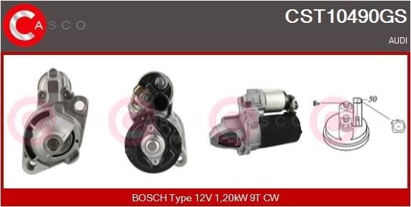 Great value for money - CASCO Starter motor CST10490GS