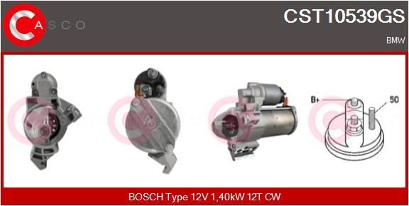 CASCO CST10539GS Starter motor 12418581100