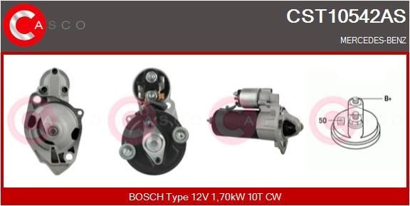 CASCO CST10542AS Starter motor A 004 151 78 01
