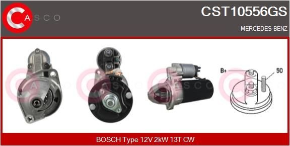 Mercedes SPRINTER Starter motors 10954083 CASCO CST10556GS online buy
