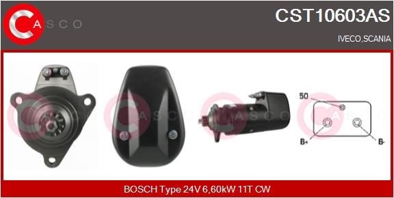 CASCO CST10603AS Starter motor 349578