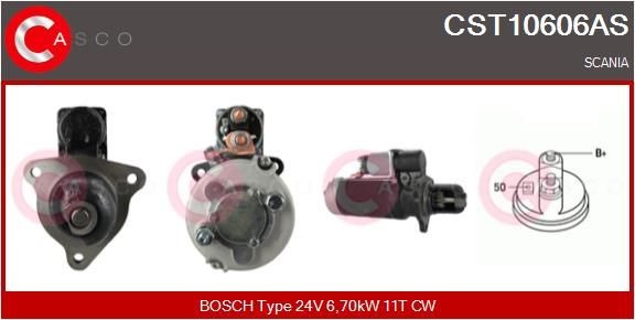 CST10606AS CASCO Anlasser für SCANIA online bestellen