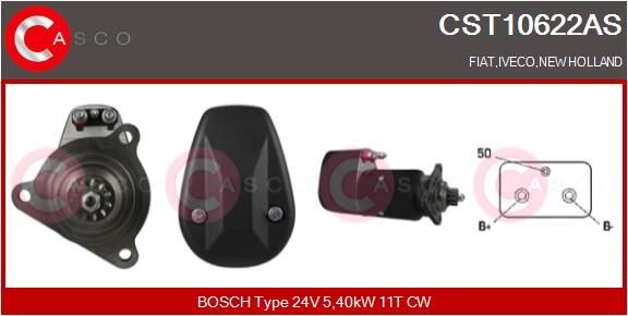 CASCO CST10622AS Anlasser für IVECO EuroStar LKW in Original Qualität